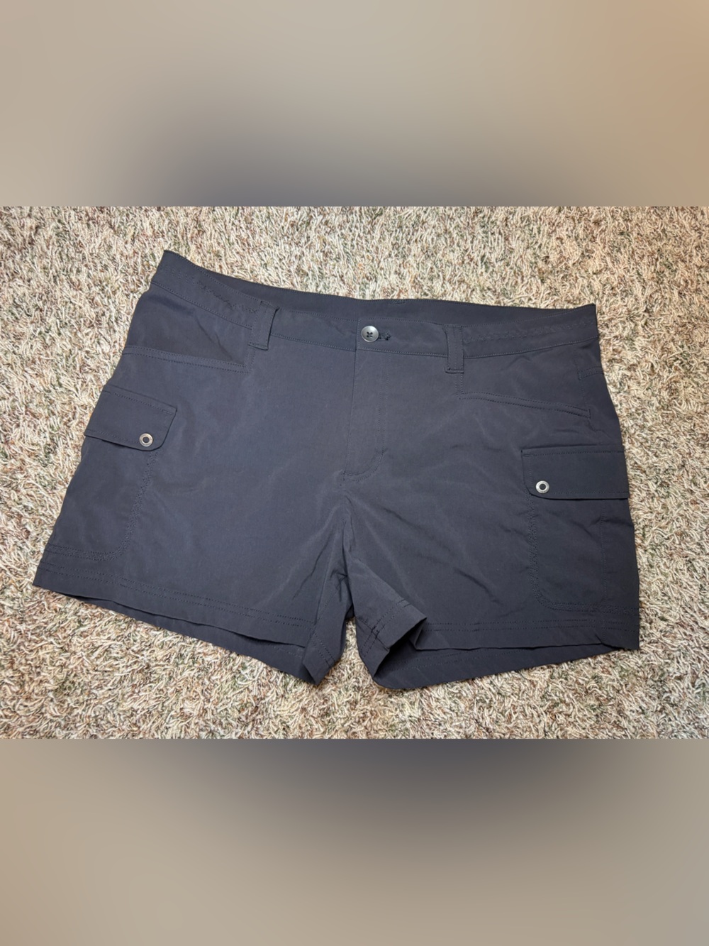 Eddie Bauer Women’s Black Cargo Shorts - Lightweight Active Fit